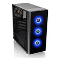 Thermaltak Technology Co Ltd Thermaltake CA-1K8-00M1WN-01 V200 Tempered Glass RGB Edition No Power Supply ATX Mid Tower Case - Black CA-1K8-00M1WN-01